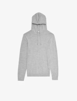 Outlet Daily Tops Store 3 Reiss Holland Long-sleeve Merino-wool Hoody
