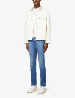 FRAME L’Homme Slim-fit Slim-leg Cotton-blend Denim Jeans -Outlet Daily Tops Store R03879692 BRADBURY ALT01