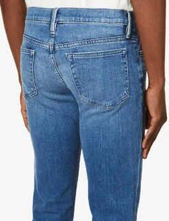 FRAME L’Homme Slim-fit Slim-leg Cotton-blend Denim Jeans -Outlet Daily Tops Store R03879692 BRADBURY ALT05