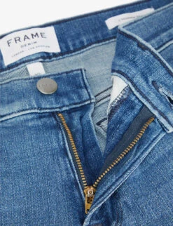 FRAME L’Homme Slim-fit Slim-leg Cotton-blend Denim Jeans -Outlet Daily Tops Store R03879692 BRADBURY ALT06