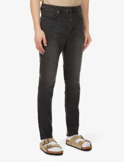 NEUW Ray Slim-fit Tapered-leg Stretch-cotton Denim Jeans -Outlet Daily Tops Store R03882389 BOXCAR ALT02