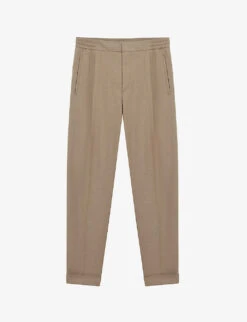 Reiss Brighton Tapered Relaxed-fit Woven Trousers