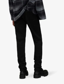 AllSaints Rex Slim-fit Jeans -Outlet Daily Tops Store R03896215 JETBLACK ALT03