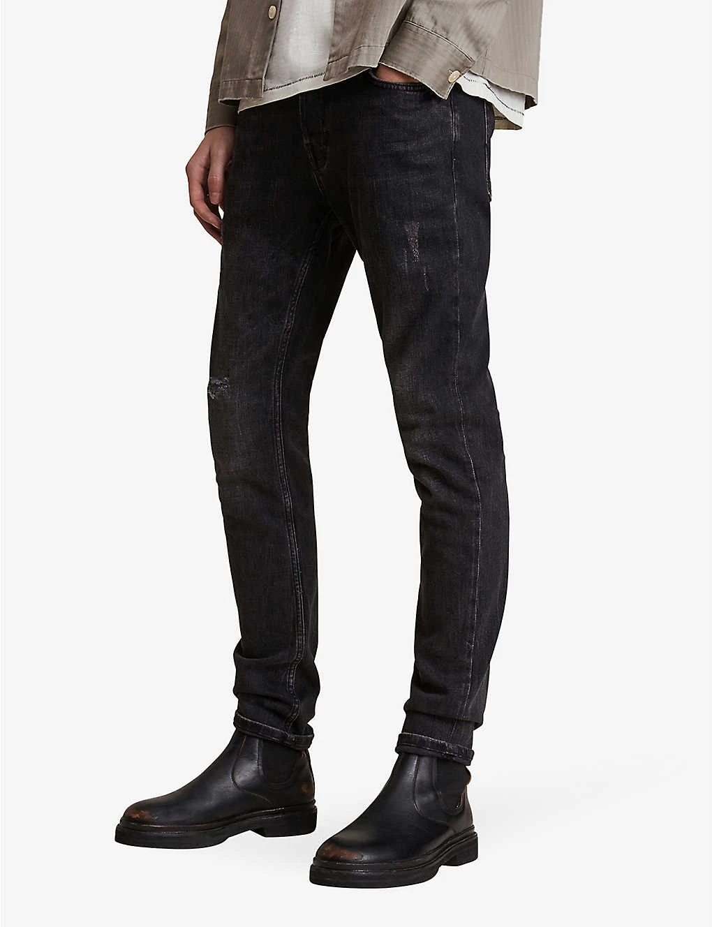 AllSaints Rex Slim-fit Tapered Stretch-denim Jeans 3 AllSaints Rex Slim-fit Tapered Stretch-denim Jeans - Image 3