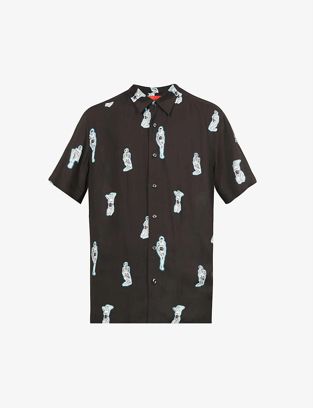 Hugo Graphic-print Short-sleeve Woven Shirt 1 Hugo Graphic-print Short-sleeve Woven Shirt