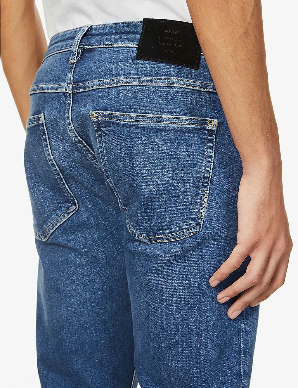 NEUW Lou Slim-fit Straight Cotton-blend Jeans 6 NEUW Lou Slim-fit Straight Cotton-blend Jeans - Image 6