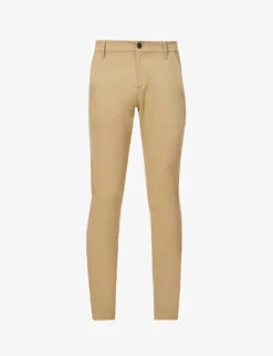 Paige Stafford Tapered-leg Slim-fit Mid-rise Stretch-woven Trousers