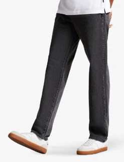 Ted Baker Faded Straight-leg Jeans -Outlet Daily Tops Store R03927267 GREY ALT02