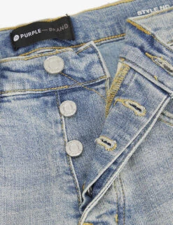 Ripped-knee Regular-fit Stretch-denim Jeans 13 Ripped-knee Regular-fit Stretch-denim Jeans -Outlet Daily Tops Store R03932747 LIGHTINDIGOBLOWOUT ALT06