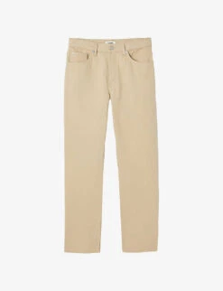 Sandro Heavy Organic Straight-leg High-rise Jeans