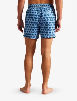 Ted Baker Totley Geometric Woven Swim Shorts -Outlet Daily Tops Store R03949793 LTBLUE ALT03