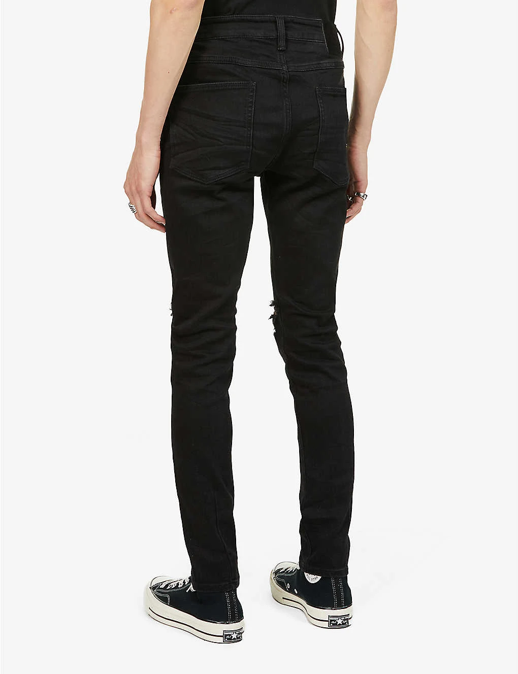 NEUW Rebel Distressed-panel Skinny Stretch-denim Jeans 4 NEUW Rebel Distressed-panel Skinny Stretch-denim Jeans - Image 4