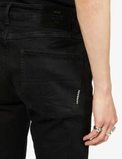 NEUW Rebel Distressed-panel Skinny Stretch-denim Jeans 12 NEUW Rebel Distressed-panel Skinny Stretch-denim Jeans -Outlet Daily Tops Store R03953021 FRICTION ALT05