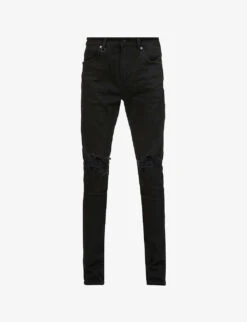 NEUW Rebel Distressed-panel Skinny Stretch-denim Jeans