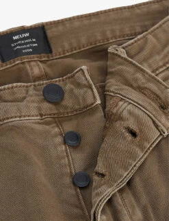 NEUW Lou Straight-leg Mid-rise Stretch-denim Jeans -Outlet Daily Tops Store R03954827 BLACK ALT06