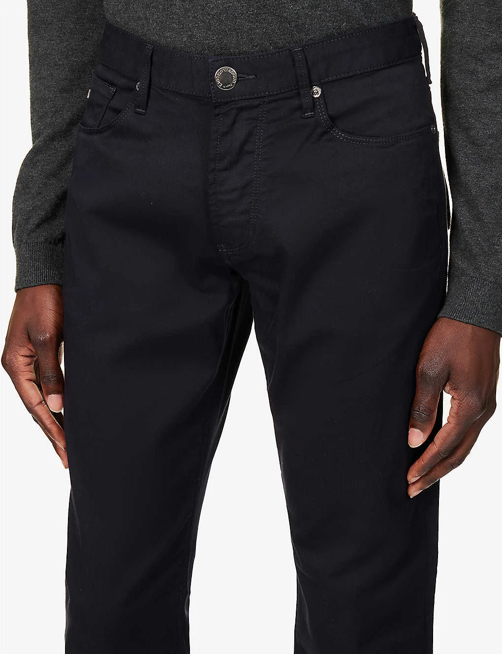 Emporio Armani J06 Gab Straight-leg Mid-rise Stretch-denim Jeans 5 Emporio Armani J06 Gab Straight-leg Mid-rise Stretch-denim Jeans - Image 5