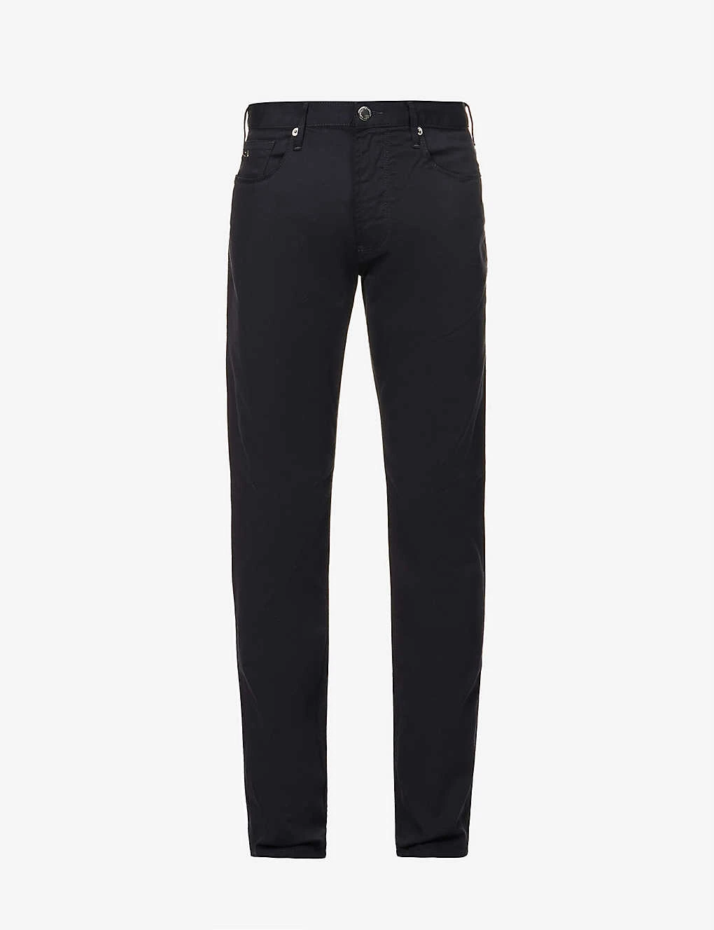 Emporio Armani J06 Gab Straight-leg Mid-rise Stretch-denim Jeans 1 Emporio Armani J06 Gab Straight-leg Mid-rise Stretch-denim Jeans