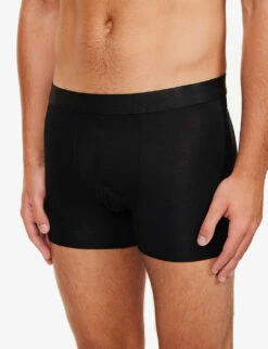Mid-rise Stretch-jersey Boxer Briefs Pack Of Three -Outlet Daily Tops Store R03984242 BLACK ALT03