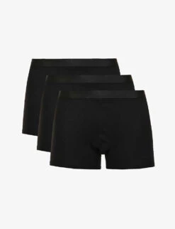 Mid-rise Stretch-jersey Boxer Briefs Pack Of Three