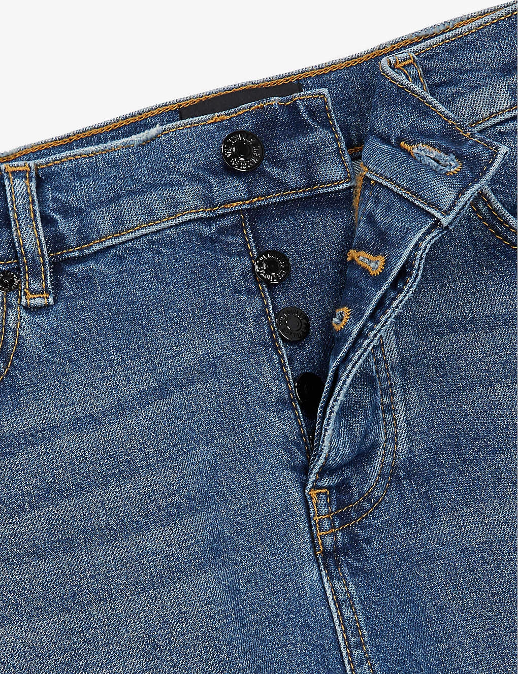 THE KOOPLES Slim-fit Faded Stretch-denim Jeans 2 THE KOOPLES Slim-fit Faded Stretch-denim Jeans - Image 2