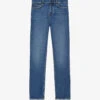 THE KOOPLES Slim-fit Faded Stretch-denim Jeans