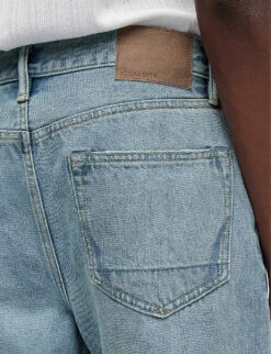 AllSaints Curtis Regular-fit Straight-leg Distressed Jeans -Outlet Daily Tops Store R04002359 LIGHTINDIGO ALT04