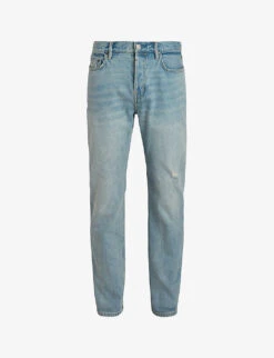 AllSaints Curtis Regular-fit Straight-leg Distressed Jeans