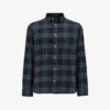 AllSaints Voltana Logo-embroidered Checked Cotton Shirt