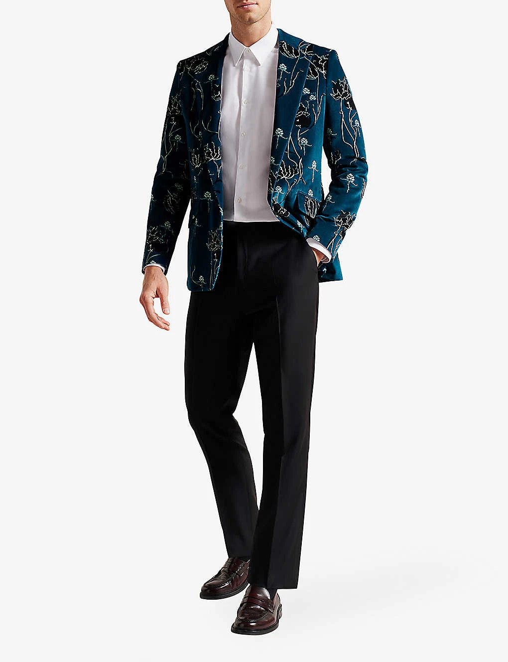 Ted Baker Lothian Slim-fit Wool-blend Trousers 2 Ted Baker Lothian Slim-fit Wool-blend Trousers - Image 2