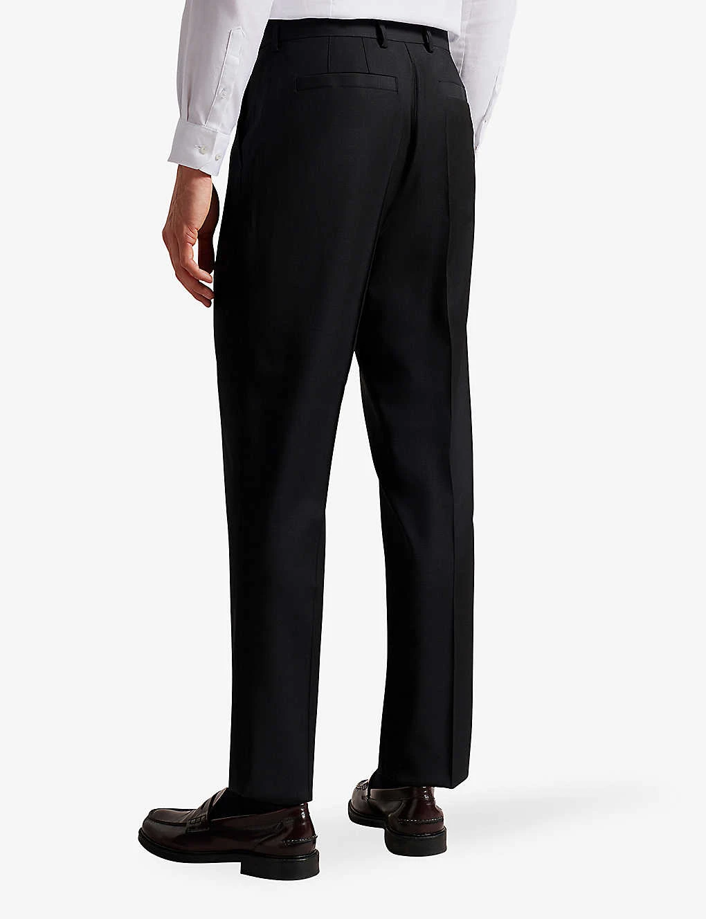 Ted Baker Lothian Slim-fit Wool-blend Trousers 3 Ted Baker Lothian Slim-fit Wool-blend Trousers - Image 3
