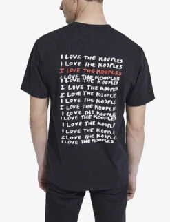 THE KOOPLES Graphic Logo-print Cotton-jersey T-shirt 8 THE KOOPLES Graphic Logo-print Cotton-jersey T-shirt -Outlet Daily Tops Store R04058903 BLA01 ALT03