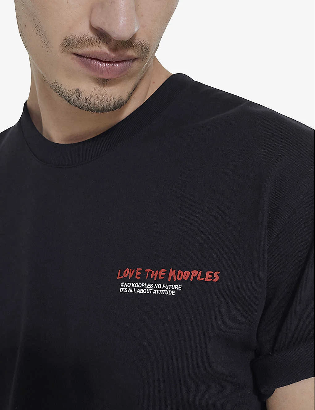 THE KOOPLES Graphic Logo-print Cotton-jersey T-shirt 5 THE KOOPLES Graphic Logo-print Cotton-jersey T-shirt - Image 5