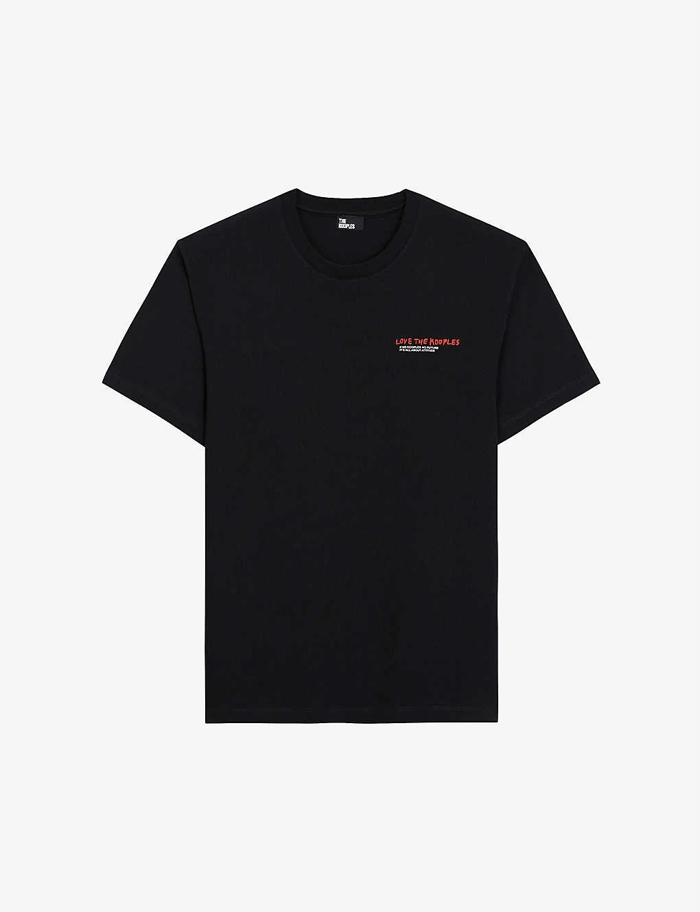 THE KOOPLES Graphic Logo-print Cotton-jersey T-shirt 1 THE KOOPLES Graphic Logo-print Cotton-jersey T-shirt