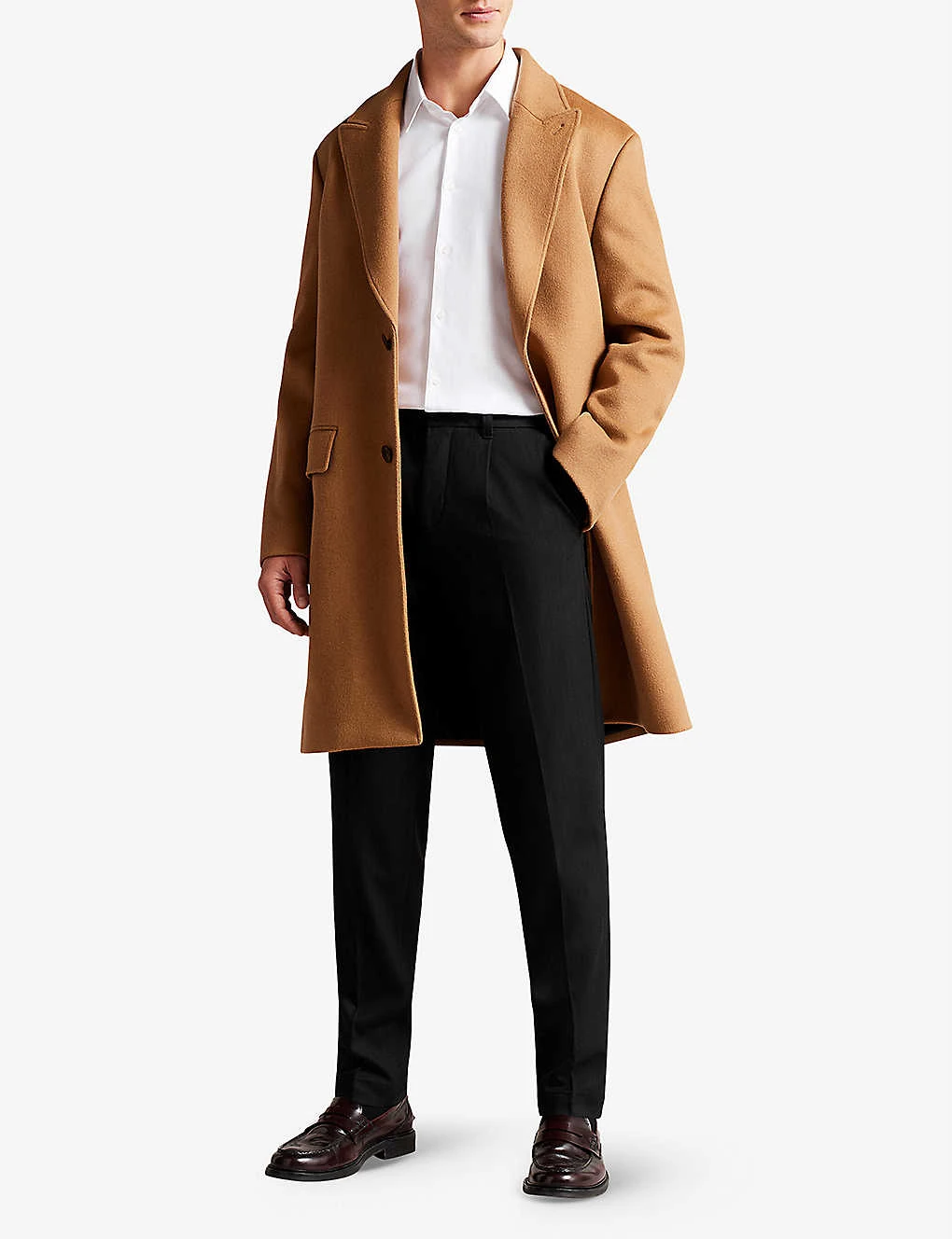 Ted Baker Skyets Slim-fit Straight-leg Wool Trousers 2 Ted Baker Skyets Slim-fit Straight-leg Wool Trousers - Image 2