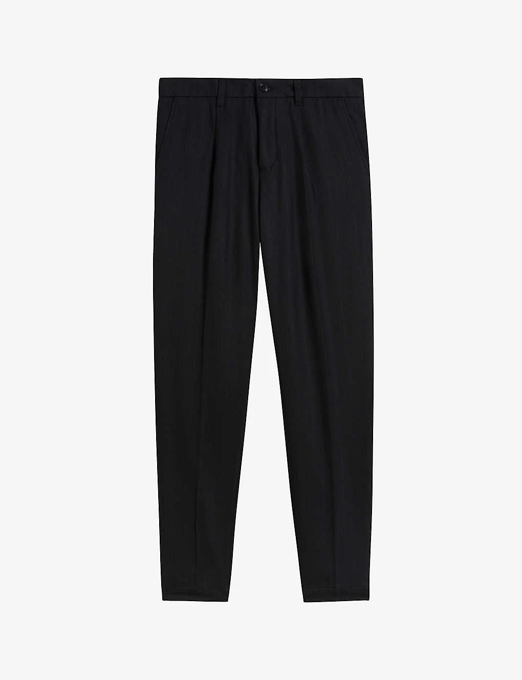 Ted Baker Skyets Slim-fit Straight-leg Wool Trousers 1 Ted Baker Skyets Slim-fit Straight-leg Wool Trousers