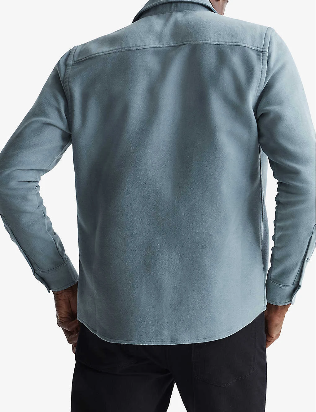 Reiss Miami Regular-fit Brushed Cotton Shirt 4 Reiss Miami Regular-fit Brushed Cotton Shirt - Image 4