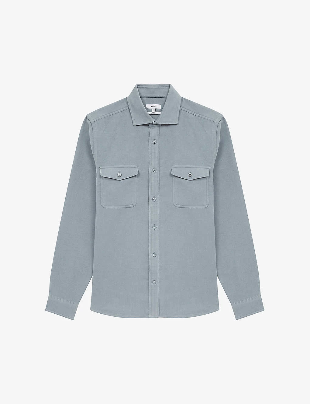 Reiss Miami Regular-fit Brushed Cotton Shirt 1 Reiss Miami Regular-fit Brushed Cotton Shirt