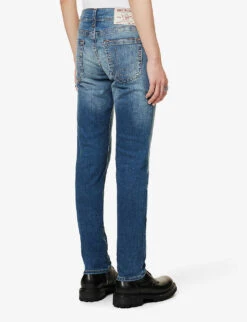 True Religion Rocco Slim-fit Skinny Stretch-denim Jeans -Outlet Daily Tops Store R04070607 MEDIUMDISRUPTION ALT03