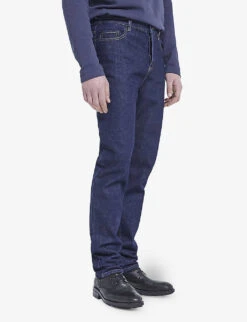 THE KOOPLES Hemmed Straight-leg Jeans 7 THE KOOPLES Hemmed Straight-leg Jeans -Outlet Daily Tops Store R04070834 BLU05 ALT02