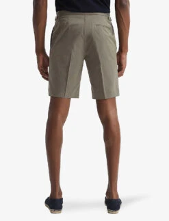 Reiss Shore Pleated Woven Shorts -Outlet Daily Tops Store R04075234 KHAKI ALT03