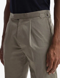 Reiss Shore Pleated Woven Shorts -Outlet Daily Tops Store R04075234 KHAKI ALT04