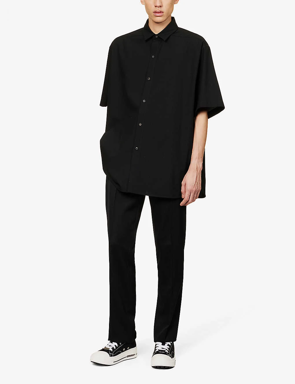 Fear Of God Eternal Relaxed-fit Stretch-cotton And Wool-blend Shirt 2 Fear Of God Eternal Relaxed-fit Stretch-cotton And Wool-blend Shirt - Image 2