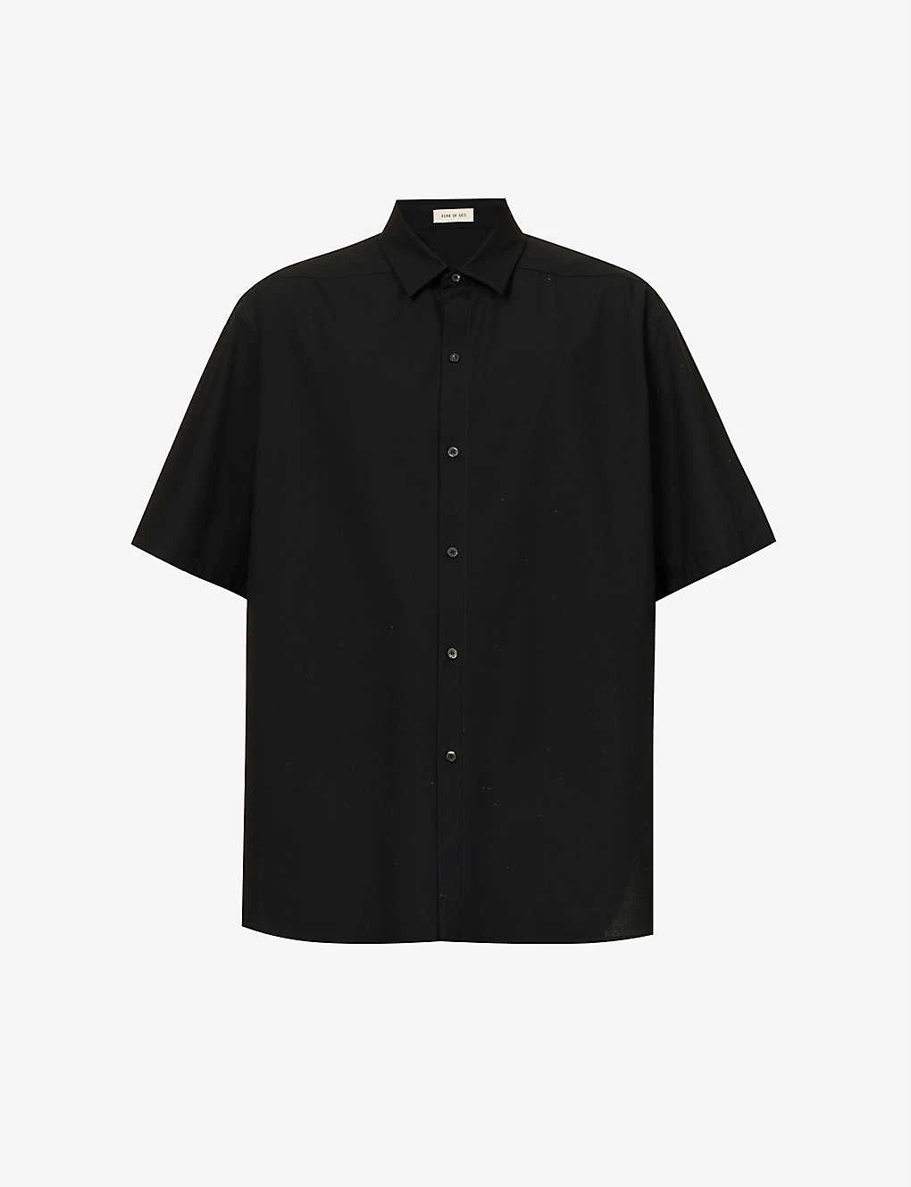 Fear Of God Eternal Relaxed-fit Stretch-cotton And Wool-blend Shirt 1 Fear Of God Eternal Relaxed-fit Stretch-cotton And Wool-blend Shirt