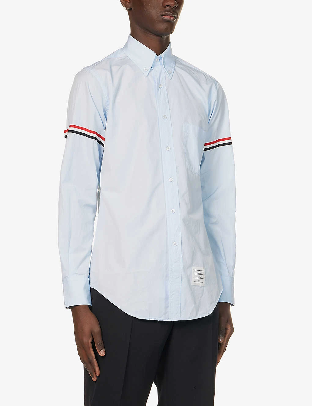 Grosgrain-trim Regular-fit Cotton-poplin Shirt 3 Grosgrain-trim Regular-fit Cotton-poplin Shirt - Image 3