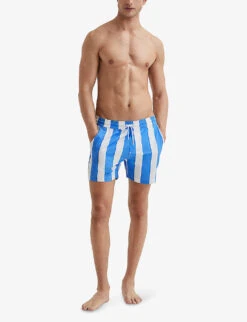 Reiss Ocean Recycled Polyester-blend Swim Shorts -Outlet Daily Tops Store R04080327 OCEANBLUEWHIT ALT02
