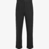 AllSaints Helm Cropped Tapered-leg Stretch-woven Trousers