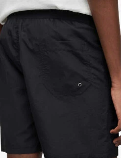 AllSaints Logo-print Swim Shorts -Outlet Daily Tops Store R04081346 JETBLACK ALT05