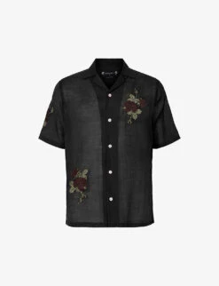 AllSaints Wildrose Relaxed-fit Organic-cotton Shirt