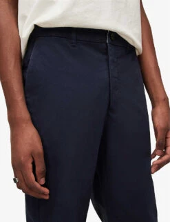 AllSaints Walde Stretch-cotton Chinos -Outlet Daily Tops Store R04081403 DEEPSEANAVY ALT04