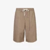 AllSaints Canta Regular-fit Mid-rise Cotton Shorts